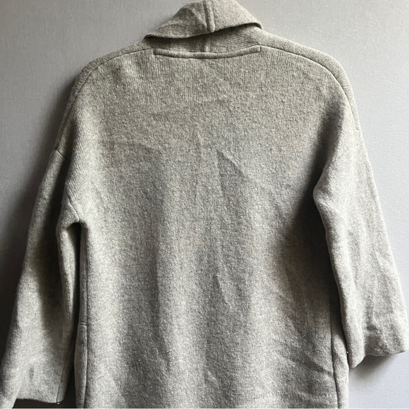 Madewell 100% Merino Wool open knit duster cardigan jacket Sz XS - Picture 4 of 12